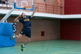 Partido UCAM - Universidad de Almería. Campeonato de España Universitario de Voleibol. Complejo Polideportivo Universitario. Abril de 2018