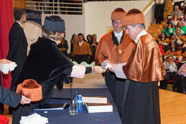 Investidura de nuevos doctores por la Universidad de Málaga. Salón de Actos de la Facultad de Derecho. Enero de 2013