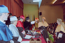 Apertura del Curso Académico 1998/1999 de la Universidad de Málaga. Paraninfo. Octubre de 1998