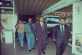 Visita del rector de la Universidad de Málaga al Salón Internacional del Estudiante. Córdoba. Abril de 1994