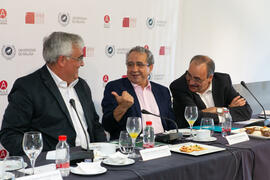 Desayuno Informativo de Aula Magna con motivo de su XX Aniversario. Consejo de Estudios Sociales y Comercio de la Universidad de Málaga. Mayo de 2018