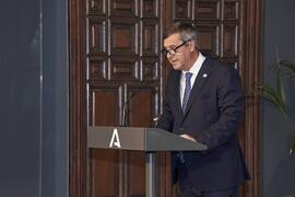 Toma de posesión de D. Teodomiro López Navarrete como Rector de la Universidad de Málaga. Palacio de San Telmo, Sevilla. Febrero de 2024