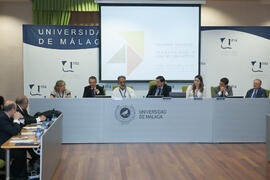 Encuentro de rectores de Brasil, Portugal y España: Debate acerca del fomento de la cultura emprendedora. Edificio del Rectorado. Octubre de 2015