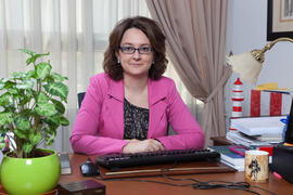 Retratos de Yolanda García Calvente, Decana de la Facultad de Derecho de la Universidad de Málaga. Junio de 2010