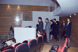 Visita del gobernador de Puerto Rico a la Universidad de Málaga y Obispado. 1993