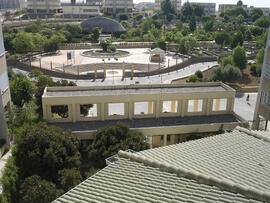 Jardín Botánico desde la Facultad de Ciencias. Campus de Teatinos. Junio de 2007