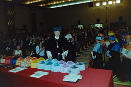 Apertura del Curso Académico 2003/2004 de la Universidad de Málaga. Paraninfo. Octubre de 2003