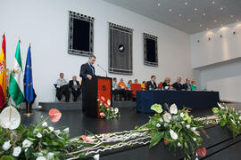 Apertura del Curso Académico 2010/2011 de la Universidad de Málaga. Complejo de Estudios Sociales y Empresariales. Octubre de 2010