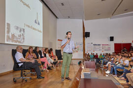 Acto de bienvenida a los alumnos de primer curso de Económicas. Paraninfo. Septiembre de 2014