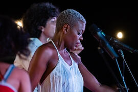 Concierto de Free Soul Band. Festival solidario en los Baños del Carmen. Cursos de Verano de la Universidad de Málaga. Málaga. Julio de 2019