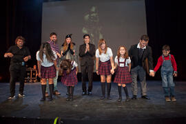 Ensayos para la Gala Inaugural de la XXIV edición de Fancine de la Universidad de Málaga. Teatro Cervantes. Noviembre de 2014