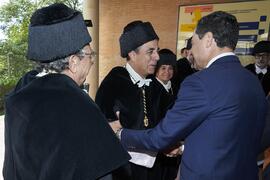 Momentos previos a la Apertura del Curso Académico 2022/2023 de las Universidades Andaluzas. Escuela Técnica Superior de Ingeniería Informática y Telecomunicaciones. Septiembre de 2022