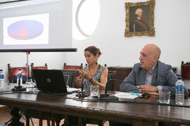 Conferencia de Carlota Pérez-Reverte. Curso "Arqueología subacuática y turismo: una ventana azul al pasado". Cursos de Verano de la Universidad de Málaga. Málaga. Julio de 2018
