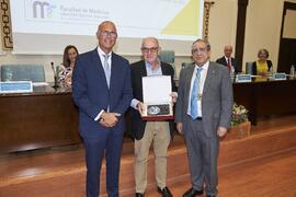 Reconocimiento a personal jubilado. Celebración del 50 Aniversario de la Facultad de Medicina de la Universidad de Málaga. Facultad de Medicina. Octubre de 2022