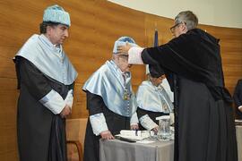 Investidura como "Doctores Honoris Causa" de Antonio García Berrio y Pilar Palomo Vázquez por la Facultad de Filosofía y Letras de la Universidad de Málaga. Edificio del Rectorado. Junio de 2024