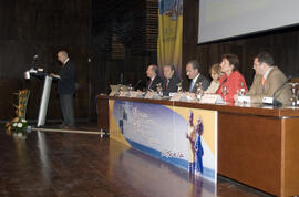 Acto de Inauguración del 2º Congreso Internacional de Actividad Físico-Deportiva para Mayores de la Universidad de Málaga. Palacio de Ferias y Congresos de Málaga. Marzo de 2007