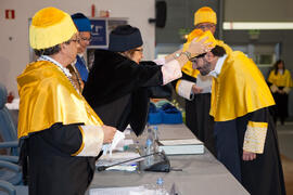 Investidura de nuevos doctores por la Universidad de Málaga. Salón de Actos de la Escuela Técnica Superior de Ingeniería Informática. Enero de 2015