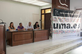 Graduación de los alumnos del CIE de la Universidad de Málaga. Centro Internacional de Español. Septiembre de 2015