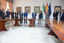 Toma de posesión de Juan José Hinojosa como Decano de la Facultad de Derecho. Facultad de Derecho.  Junio de 2016