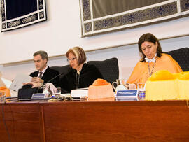 Investidura de nuevos doctores por la Universidad de Málaga 2010. Paraninfo. Enero de 2010