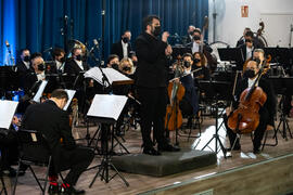 Concierto de Bandas Sonoras de la 30 edición de Fancine de la Universidad de Málaga. Auditorio de la Escuela Técnica de Ingeniería de Telecomunicaciones e Informática. Noviembre de 2020