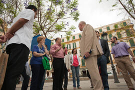 Visita anual de la conferencia de la RedOTRI en el centro histórico de Málaga. Junio de 2010