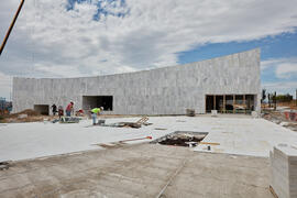 Obras del nuevo Pabellón de Gobierno. Campus de Teatinos. Abril de 2021