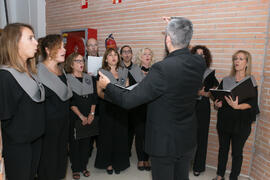 Coro Oficial de la Universidad de Málaga en la Apertura del Curso Académico 2017/2018. Salón de actos de la Facultad de Turismo. Septiembre de 2017