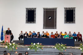 Apertura del Curso Académico 2010/2011 de la Universidad de Málaga. Complejo de Estudios Sociales y Empresariales. Octubre de 2010