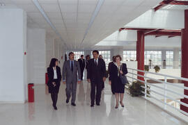 Visita del gobernador de Puerto Rico a la Universidad de Málaga y Obispado. 1993
