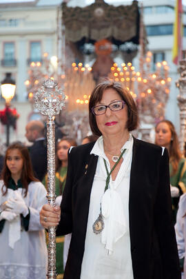 Procesión Magna Mariana con motivo del "Mater Dei". Centro histórico de Málaga. Septiembre de 2013