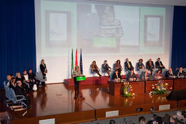 Entrega de distinciones por el Día de Andalucía. Escuela Técnica Superior de Ingeniería Informática. Febrero de 2011
