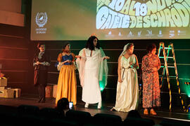 Actuación en la gala de clausura de la 31ª edición de Fancine de la Universidad de Málaga. Cine Albéniz. Noviembre de 2021