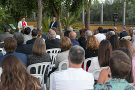Homenaje al personal que cumple 25 años de servicio en la UMA o jubilado. Jardín Botánico. Junio de 2018