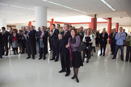 Inauguración de la biblioteca de Derecho "Alejandro Rodríguez Carrión". Febrero de 2010