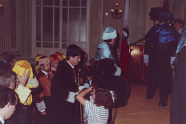 Apertura del Curso Académico 1991/1992 de la Universidad de Málaga. Teatro María Cristina. Octubre de 1991