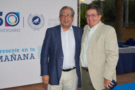 Homenaje al personal jubilado o que cumple 25 años de servicio en la Universidad de Málaga. Jardín Botánico. Junio de 2022