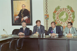Presentación del videograma "Cómo se hace un libro". Mayo de 1991