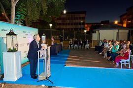 Discurso de José Ángel Narváez. Homenaje al personal jubilado o que cumple 25 años de servicio en la Universidad de Málaga. Jardín Botánico. Septiembre de 2021