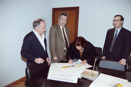 Presentación del homenaje a Imperio Argentina. Málaga. Febrero de 1997