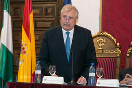 José María Martín Delgado. Homenaje a Matías Cortés. Facultad de Derecho de la Universidad de Granada. Mayo de 2018