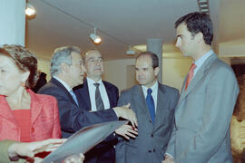 Inauguración del Rectorado por el príncipe Felipe. Málaga. Abril de 2002