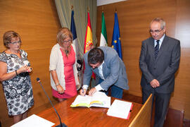 Toma de posesión del personal docente e investigador de la Universidad de Málaga. Rectorado. Octubre de 2011