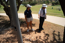 Esperanza Serrano y Eugenio Alises. Campeonato Europeo de Golf Universitario. Antequera. Junio de 2019