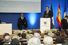 Discurso de José Carlos Gómez Villamandos. Toma de posesión del Rector de la Universidad de Málaga y su equipo de gobierno. Paraninfo. Marzo de 2024