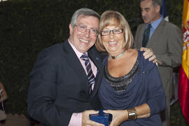 Cena de gala con motivo al homenaje para los jubilados y personal que cumple 25 años de servicio en la Universidad de Málaga. Jardín Botánico. Junio de 2010