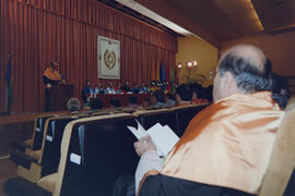 Apertura del Curso Académico 1994/1995 de la Universidad de Málaga. Paraninfo. Octubre de 1994