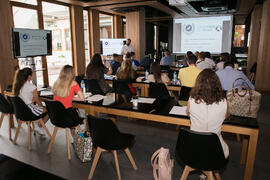 Taller «Retransmisiones deportivas. Del Periodismo al “infotainment”». Curso "Comunicación deportiva". Cursos de Verano de la Universidad de Málaga. Vélez-Málaga. Julio de 2019