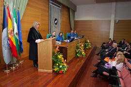 Investidura como Doctor "Honoris Causa" de D. Antonio García-Bellido por la Facultad de Ciencias de la Universidad de Málaga. Rectorado. Marzo de 2015