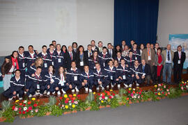 Voluntariado y personal de organización. 4º Congreso Internacional de Actividad Físico-Deportiva para Mayores. Escuela Técnica Superior de Ingeniería Informática y Telecomunicaciones. Marzo de 2011